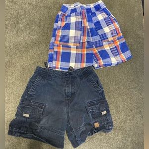 The children’s place shorts and Levi’s shirt